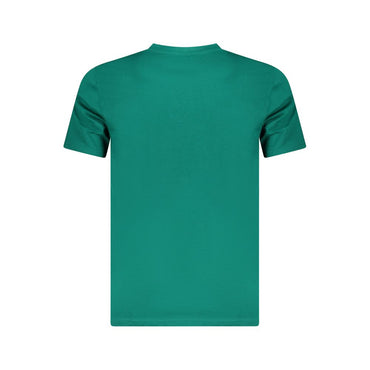 Cavalli Class Green Cotton T-Shirt