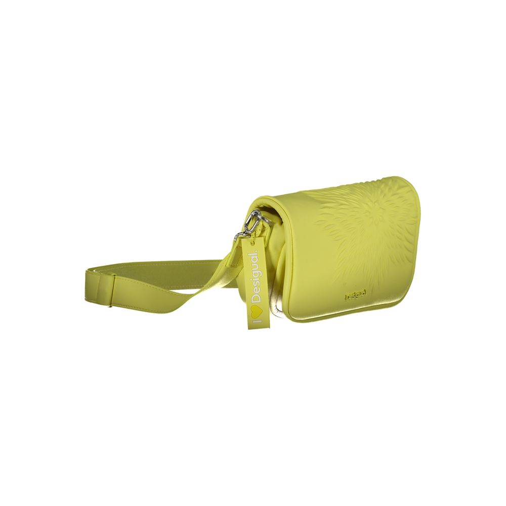 Desigual Giallo Polyurethane Women Handbag