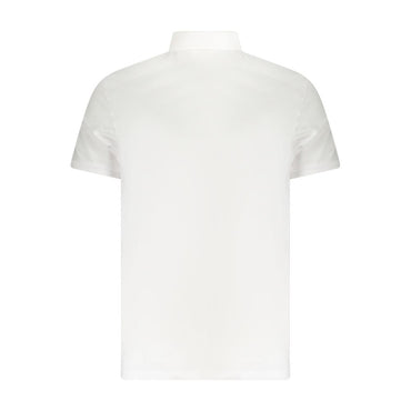 Calvin Klein White Cotton Men Polo