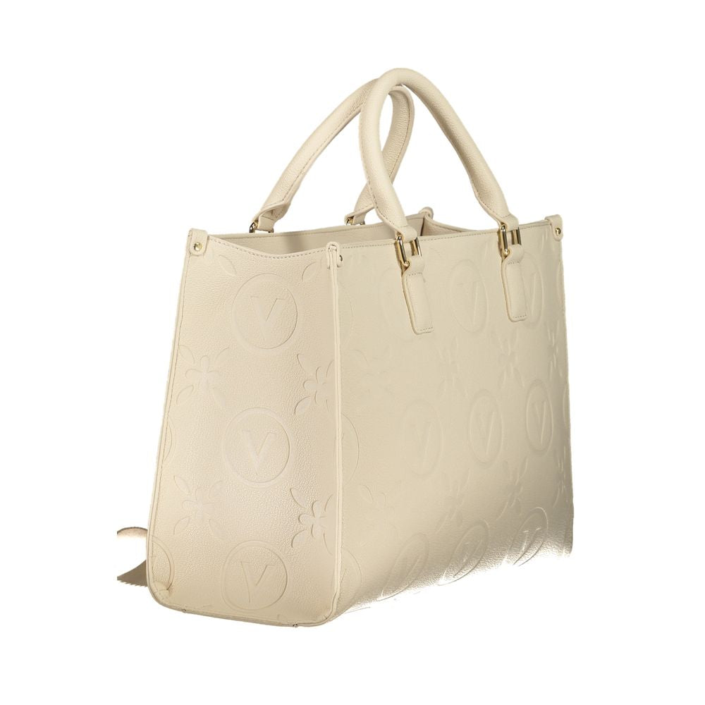 Mario Valentino Beige Polyurethane Women Handbag