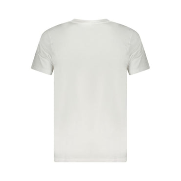 Cavalli Class White Cotton Men T-Shirt