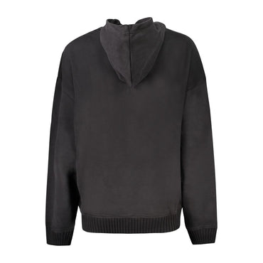 Calvin Klein Black Cotton Women Sweatshirt