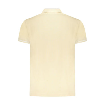 Cavalli Class Beige Cotton Men Polo Shirt