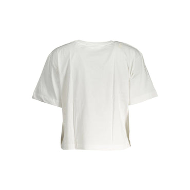 Desigual White Cotton T-Shirt