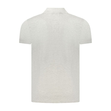 Cavalli Class Gray Cotton Polo Shirt