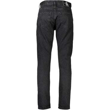 Calvin Klein Black Cotton Men Jeans