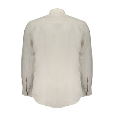 North Sails Beige Linen Men Shirt