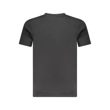 Cavalli Class Black Cotton Men T-Shirt