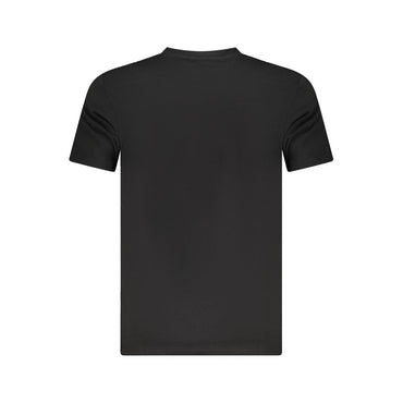 Cavalli Class Black Cotton Men T-Shirt