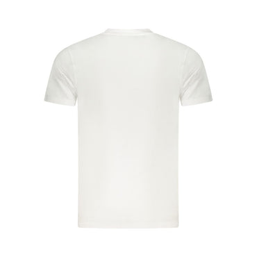 Cavalli Class Bianco Cotton Men T-Shirt