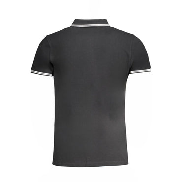 Cavalli Class Nero Cotton Men Polo