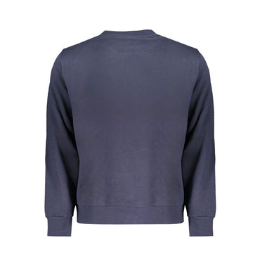 North Sails Blue Cotton Men Sweatshirt
