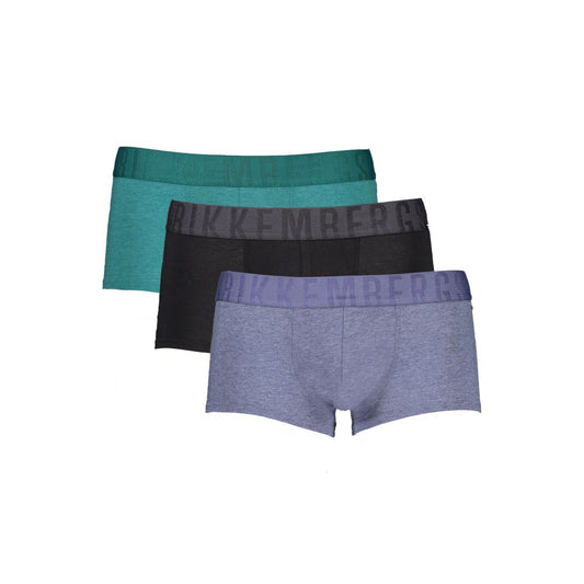 Bikkembergs Black Cotton Men Underwear