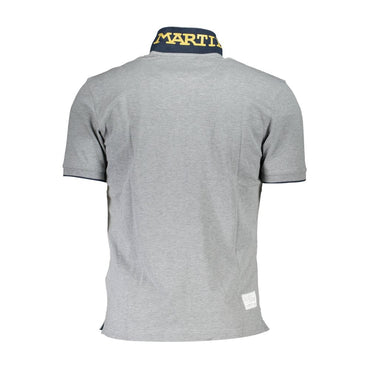 La Martina Grigio Cotton Men Polo