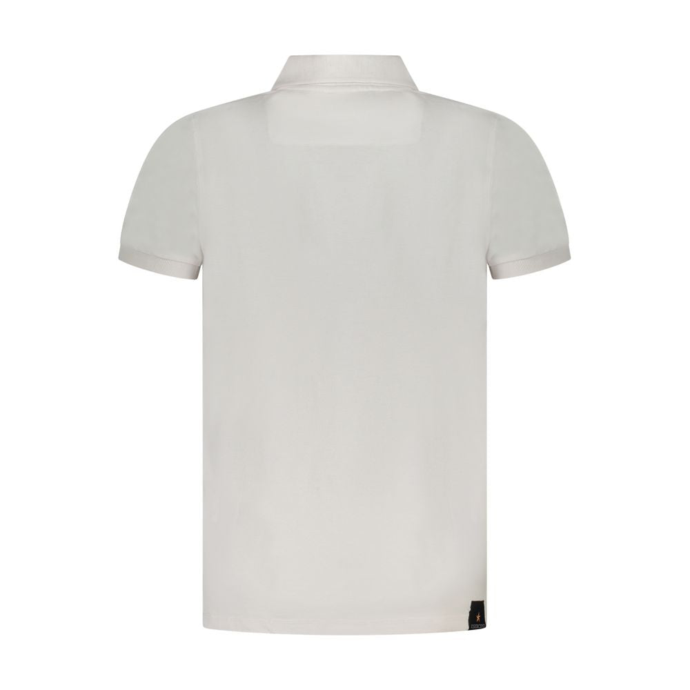 Accademia Militare Bianco Cotton Male Polo Shirt