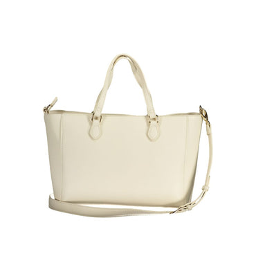 Mario Valentino White Polyethylene Handbag