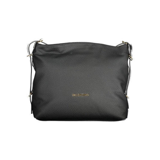 Mario Valentino Black Polyurethane Women Handbag