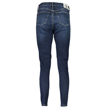 Calvin Klein Blue Cotton Women's Skinny Ankle Jean