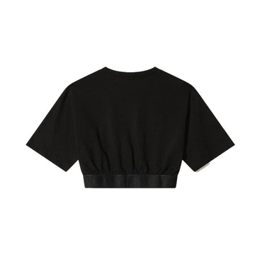 Comme Des Fuckdown Black Cotton Women T-Shirt