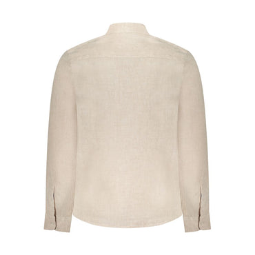North Sails Beige Linen Men Shirt