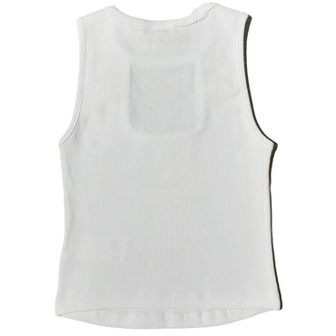 Comme Des Fuckdown White Cotton Women Top