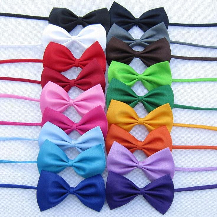 Pet Bow Tie Collection: Stylish And Adjustable Neck Ties For Dogs And Cats In Various Colors