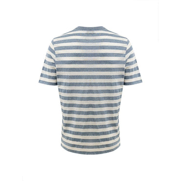 Gran Sasso Blue Cotton T-Shirt