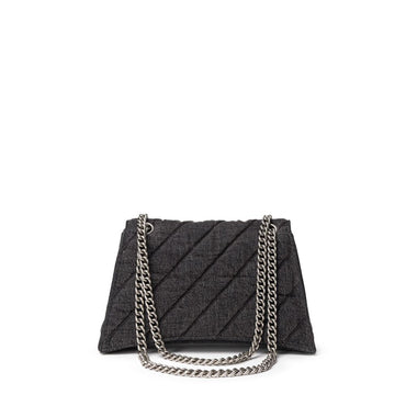 Balenciaga Black Fabric And Leather Shoulder Bag
