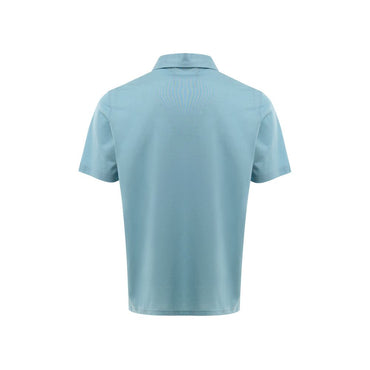 Gran Sasso Blue Cotton Polo Shirt