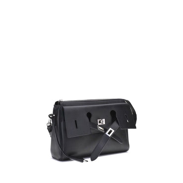 Balenciaga Black Calf Leather Bos Taurus Shoulder Bag