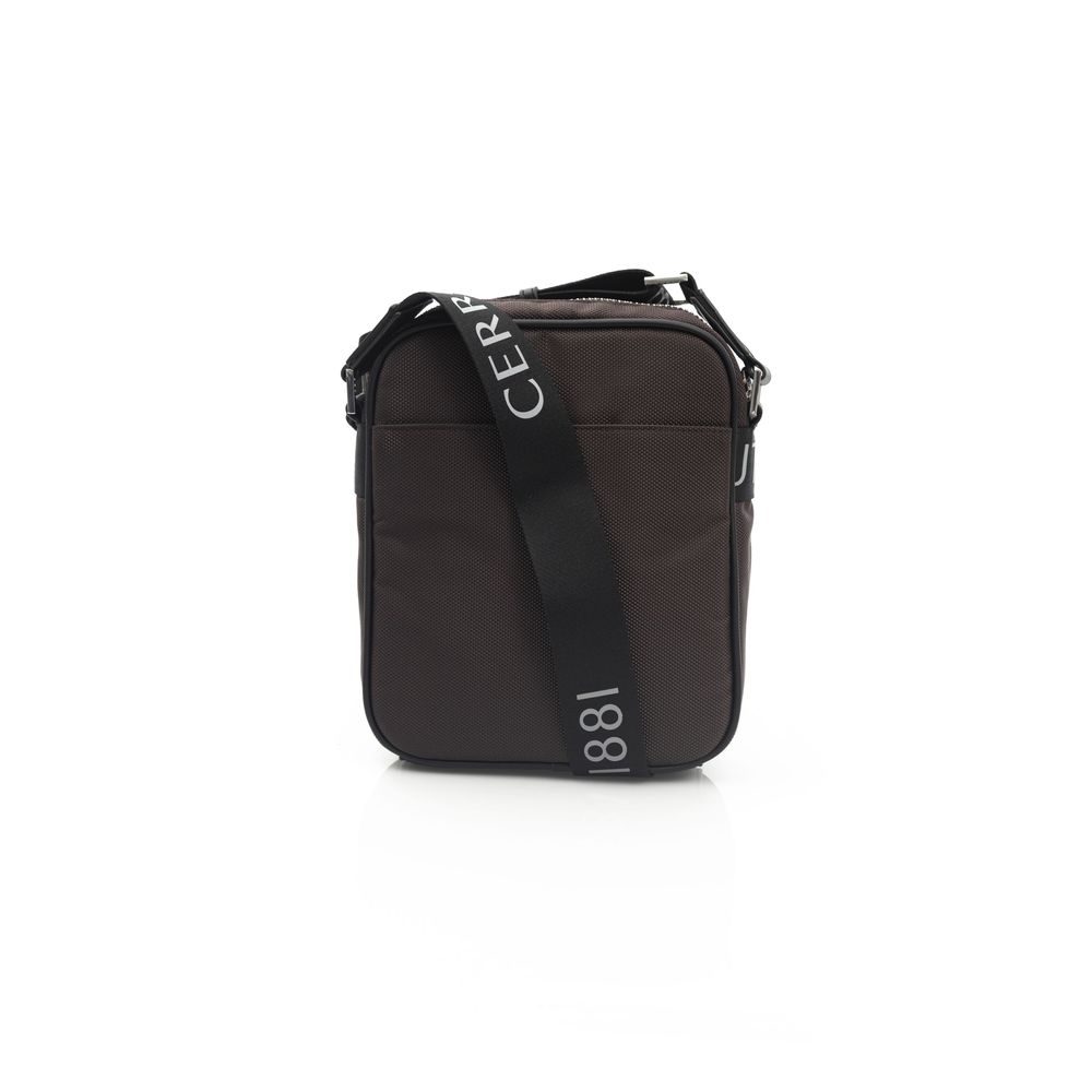 Cerruti 1881 Brown Leather Women Crossbody Bag
