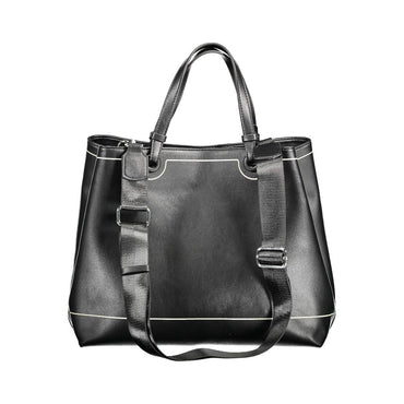 BYBLOS Black Polyurethane Women Handbag