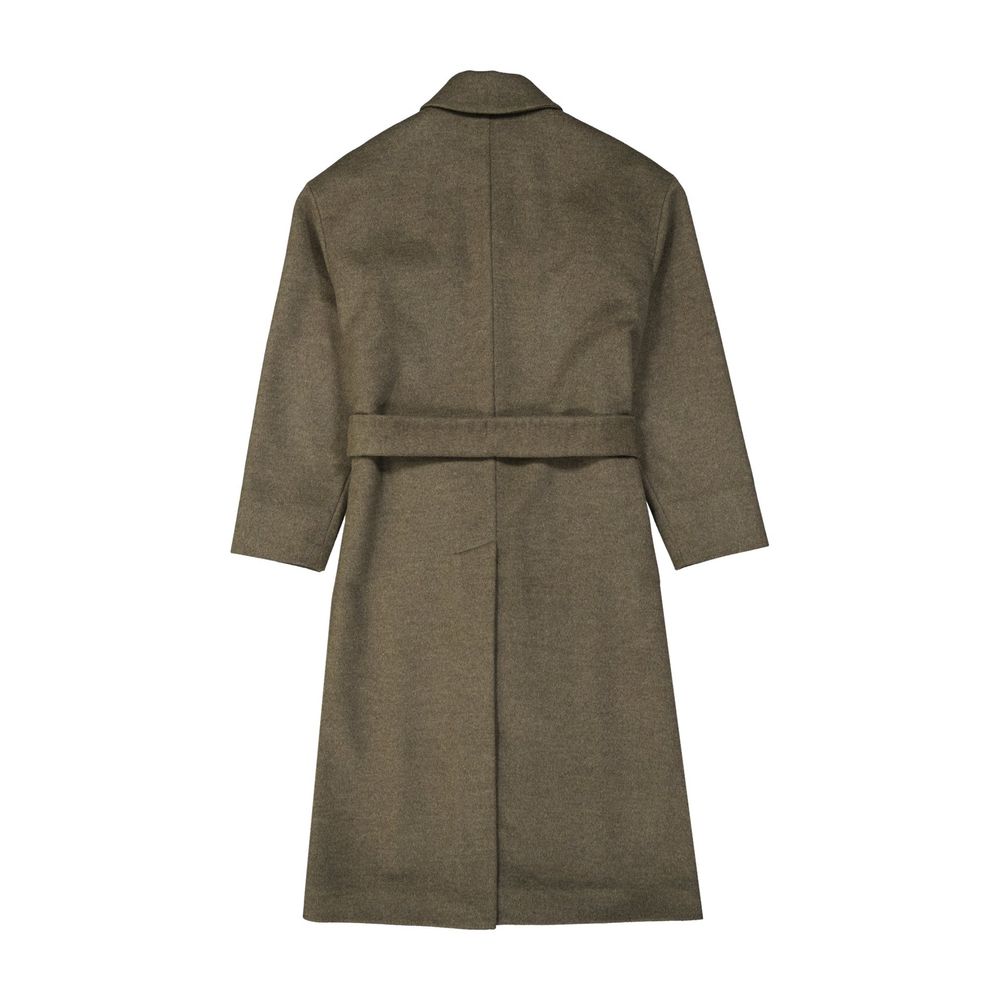 Brunello Cucinelli Green Wool Coat