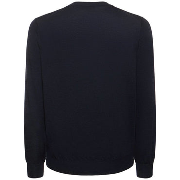 Brunello Cucinelli Blue Cashmere Men Sweater