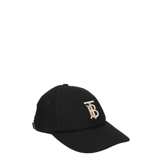 Burberry Black Cotton Cap (Baseball Hat)