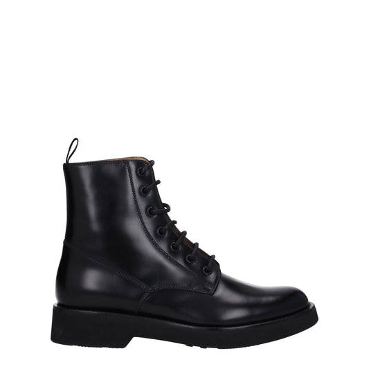 Church's Black Leather Ankle Boots