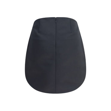 Courrèges Black Polyester Mini Skirt