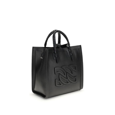 Casadei Black Calf Leather Bos Taurus Shoulder Bag