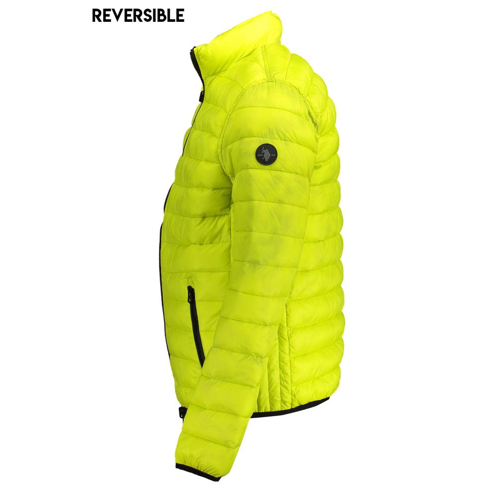 U.S. POLO ASSN. Yellow Nylon Mens Jacket