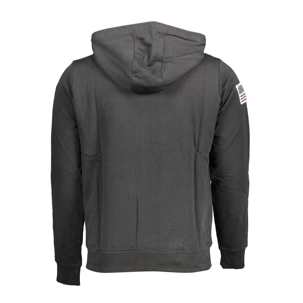 U.S. POLO ASSN. Black Cotton Men Sweatshirt