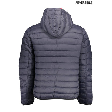 U.S. POLO ASSN. Blue Nylon Men's Reversible Jacket