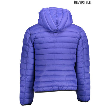U.S. POLO ASSN. Blue Nylon Men's Reversible Jacket