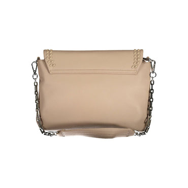 BYBLOS Beige Polyurethane Women's Shoulder Bag