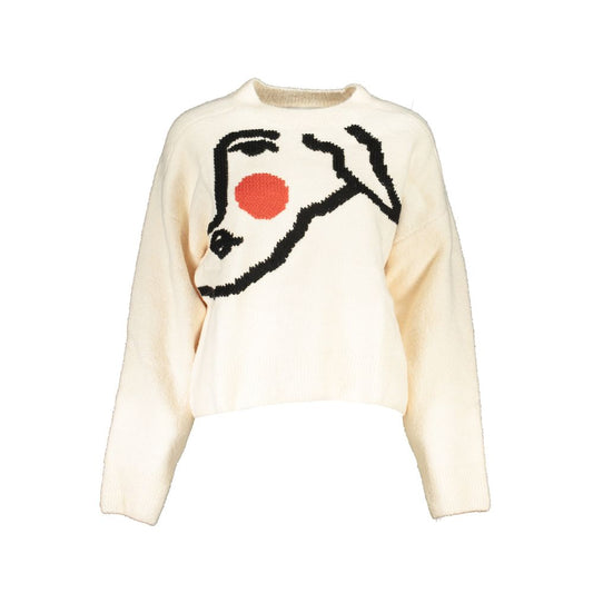 Desigual White Fabric Sweater