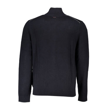 Napapijri Black Tessuto Men Cardigan