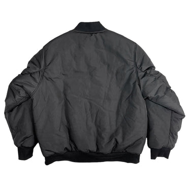 Diego Venturino Black Polyester Men Bomber Jacket