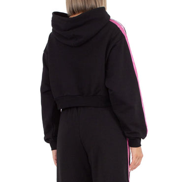 Comme Des Fuckdown Black Cotton Women's Sweater Hoodie