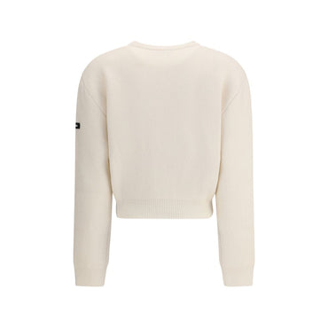 Balenciaga White Wool Sweatshirt