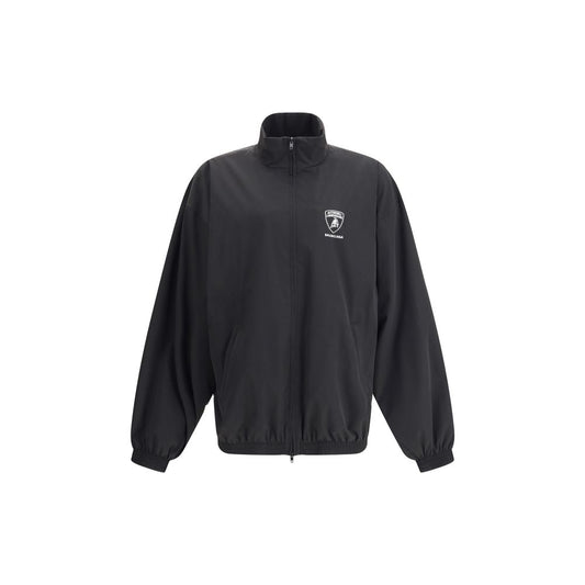 Balenciaga Black Polyester Shell Jacket
