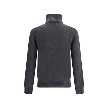 Ami Paris Gray Cashmere Turtleneck